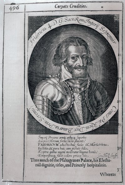 Portret van Thomas Coryate (c.1577-1617) uit 